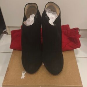 Christian Louboutin Black Ankle Booties